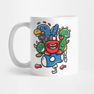 Monster Character Doodle Art Mug